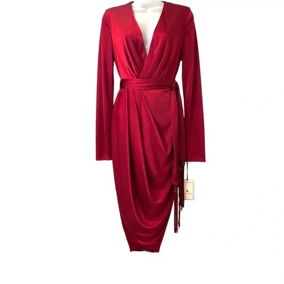 Altuzarra For Target | Dresses | Red Satin Altuzarra Dress | Poshmark